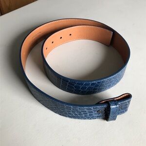 Nicholas Mariano New York alligator belt